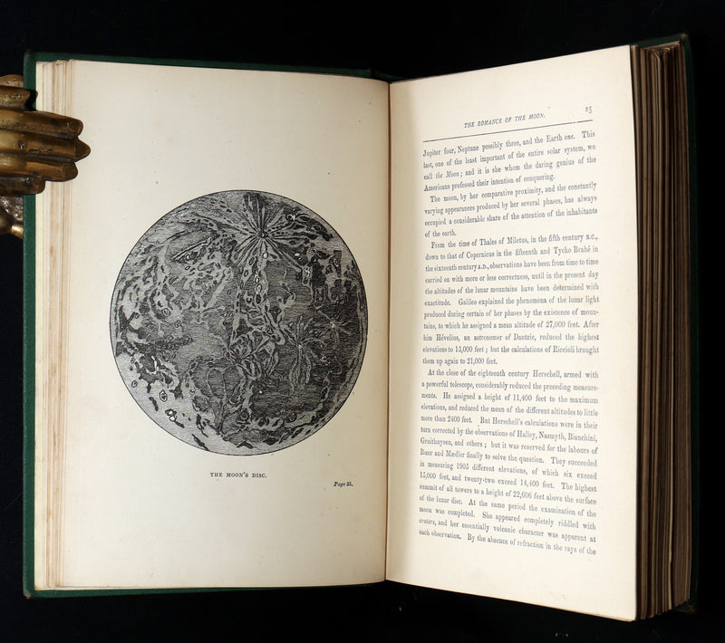 1888 Rare Book - From the Earth to the Moon and A Trip Round It by Jules Verne