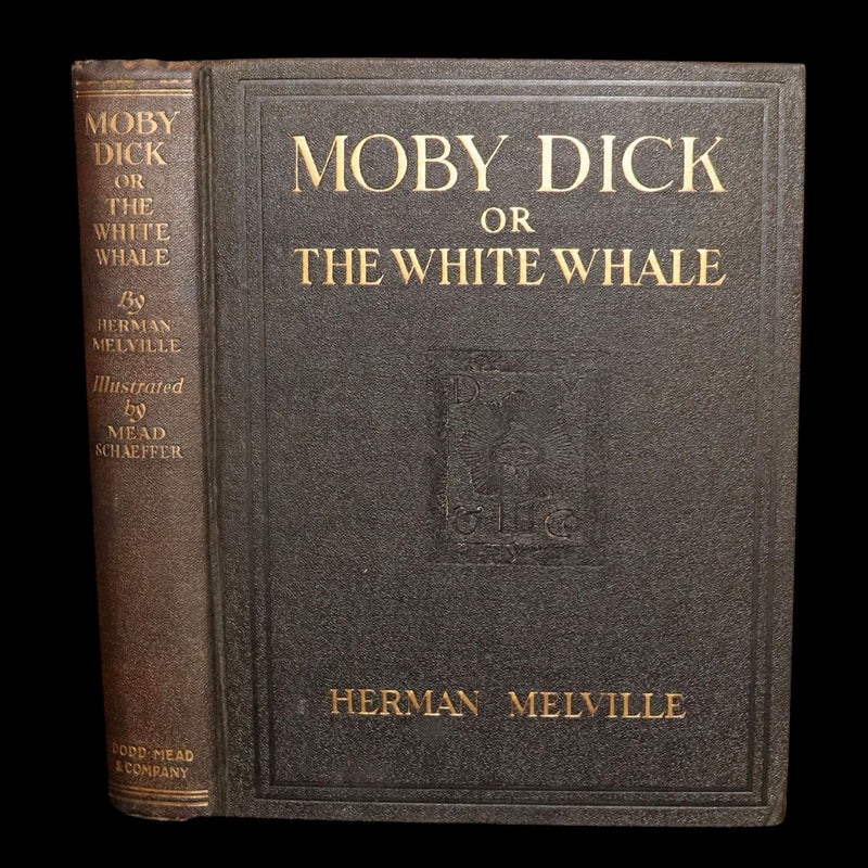 1923 Rare Book - Moby Dick or The White Whale illustrated by Mead Schaeffer