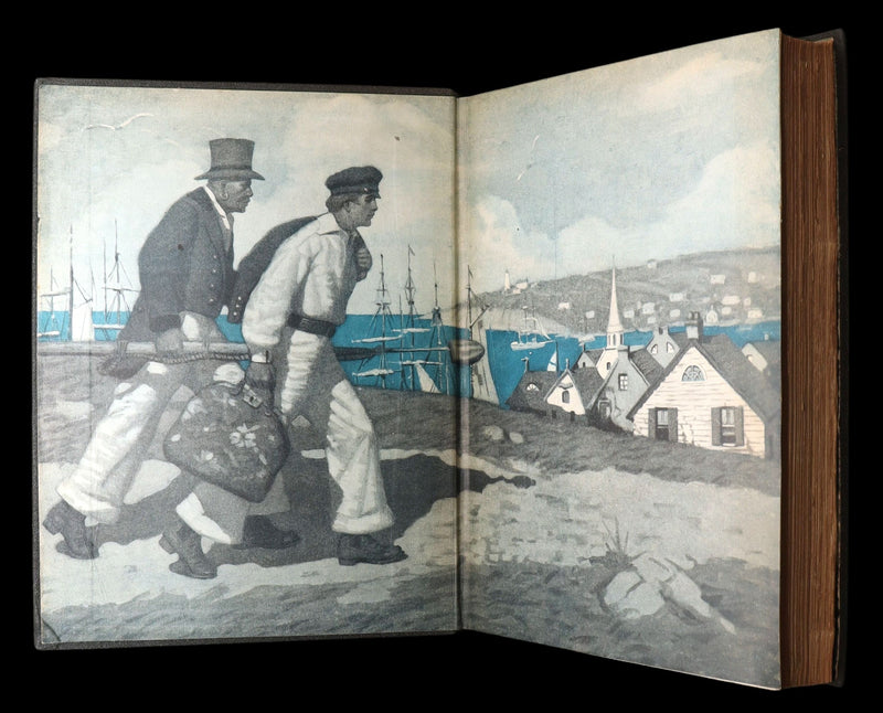 1923 Rare Book - Moby Dick or The White Whale illustrated by Mead Schaeffer