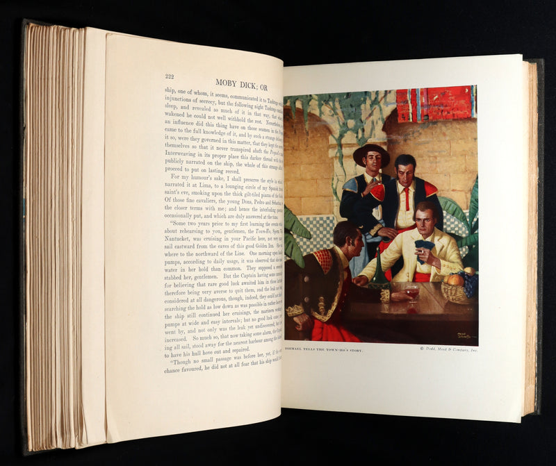 1923 Rare Book - Moby Dick or The White Whale illustrated by Mead Schaeffer