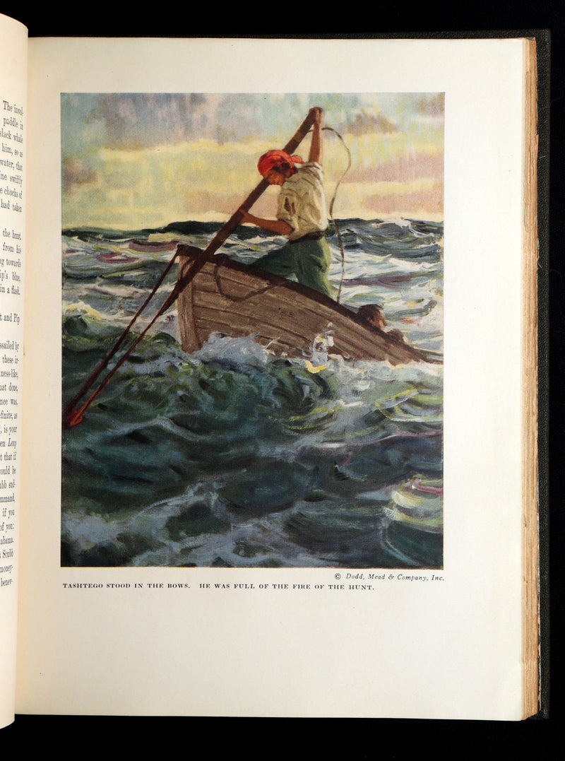 1923 Rare Book - Moby Dick or The White Whale illustrated by Mead Schaeffer