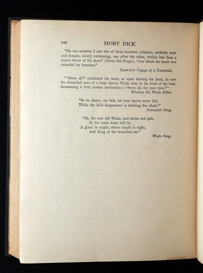 1923 Rare Book - Moby Dick or The White Whale illustrated by Mead Schaeffer