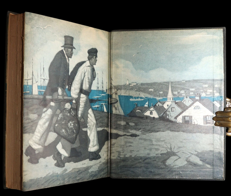 1923 Rare Book - Moby Dick or The White Whale illustrated by Mead Schaeffer