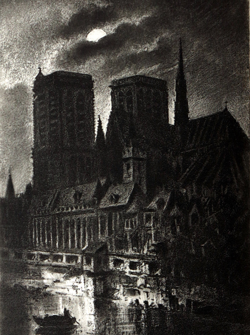 1888 Rare Book set - The Hunchback of Notre-Dame by Victor Hugo