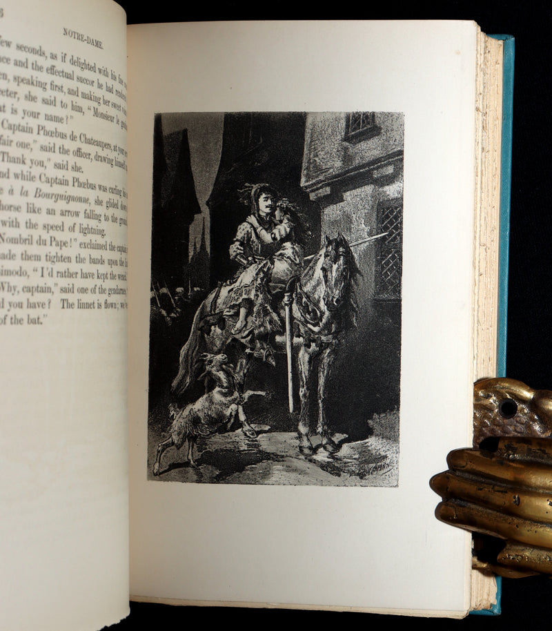 1888 Rare Book set - The Hunchback of Notre-Dame by Victor Hugo