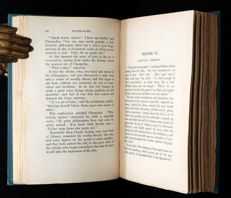 1888 Rare Book set - The Hunchback of Notre-Dame by Victor Hugo