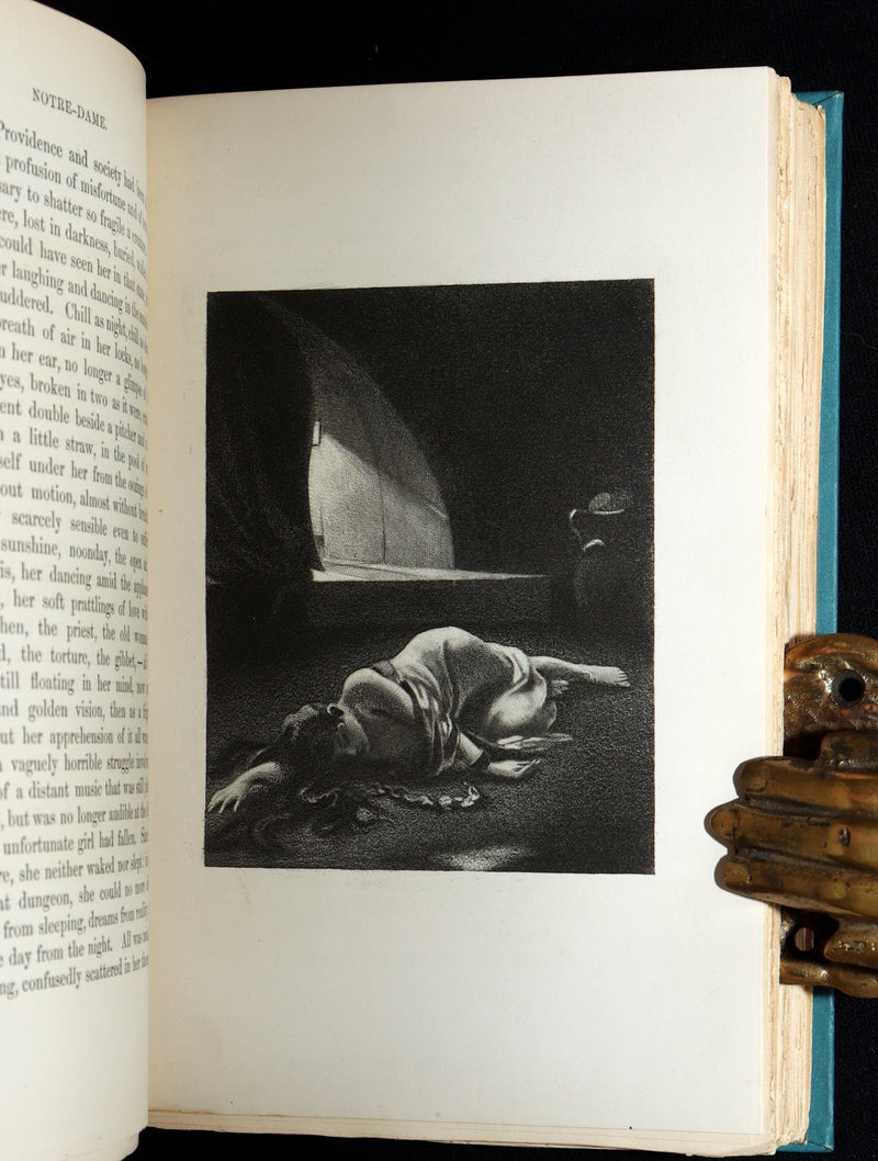 1888 Rare Book set - The Hunchback of Notre-Dame by Victor Hugo