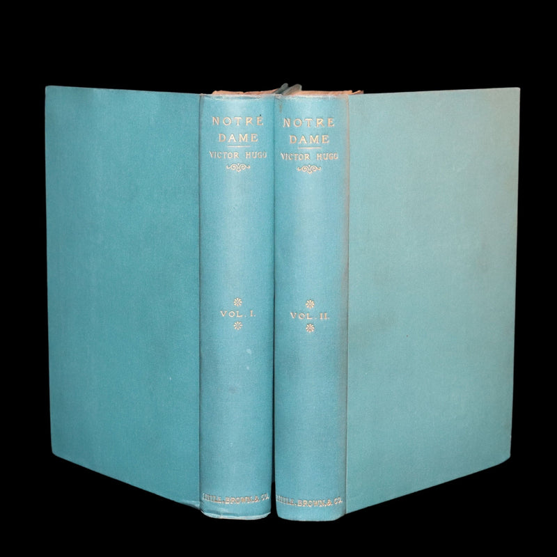1888 Rare Book set - The Hunchback of Notre-Dame by Victor Hugo