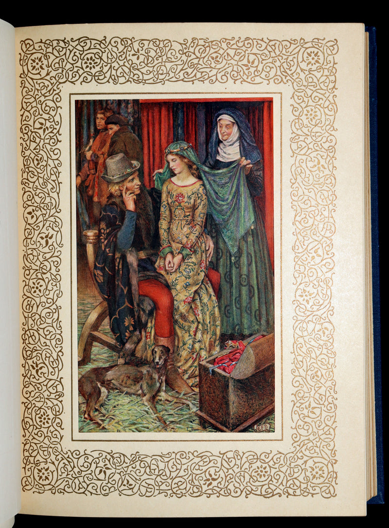1911 First Edition by Pre-Raphaelite E F Brickdale - Idylls of the King Arthur