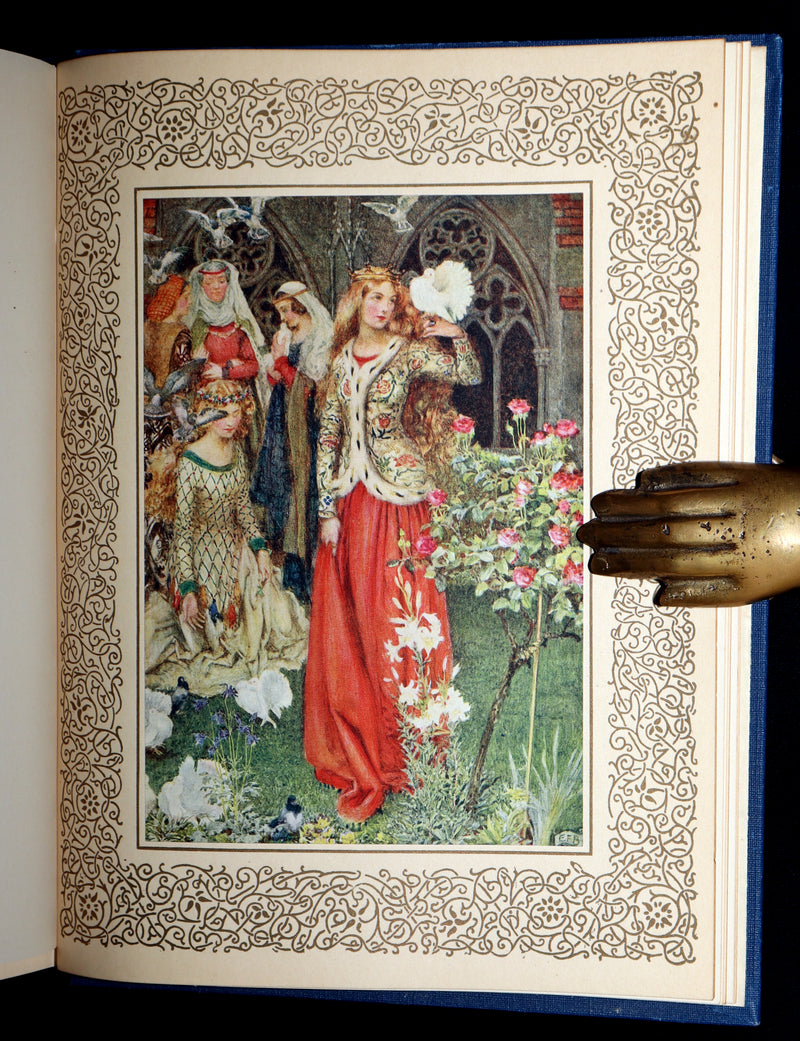 1911 First Edition by Pre-Raphaelite E F Brickdale - Idylls of the King Arthur