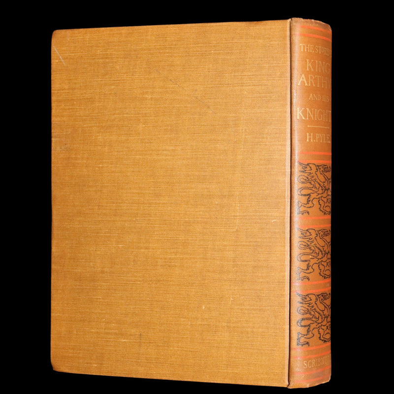 1907 Rare Book - The Story of King Arthur and His Knights illustrated by H. Pyle