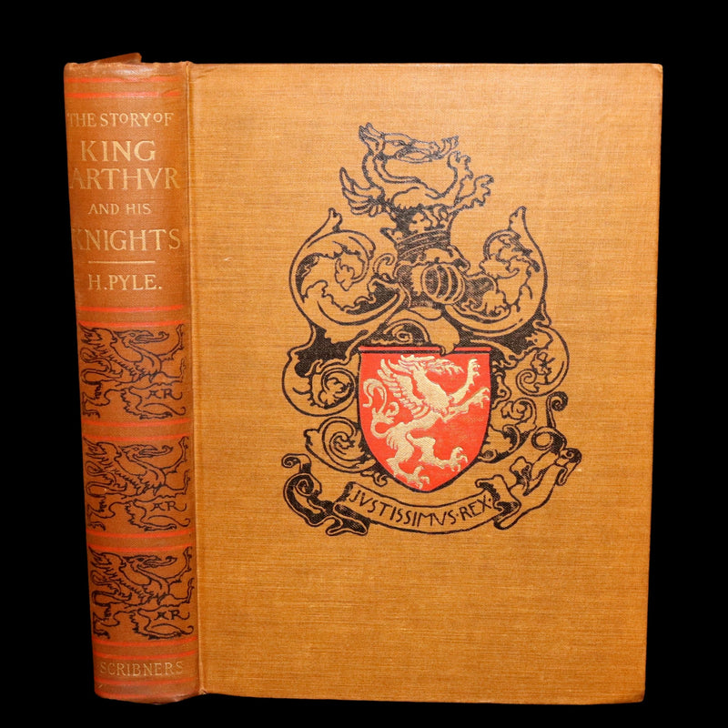 1907 Rare Book - The Story of King Arthur and His Knights illustrated by H. Pyle