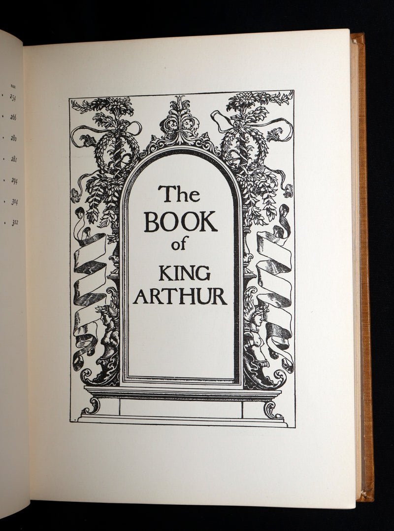 1907 Rare Book - The Story of King Arthur and His Knights illustrated by H. Pyle
