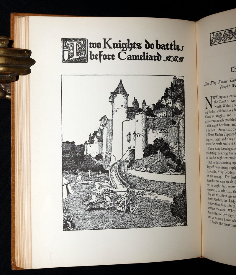 1907 Rare Book - The Story of King Arthur and His Knights illustrated by H. Pyle