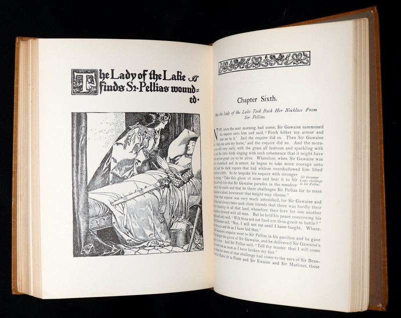 1907 Rare Book - The Story of King Arthur and His Knights illustrated by H. Pyle