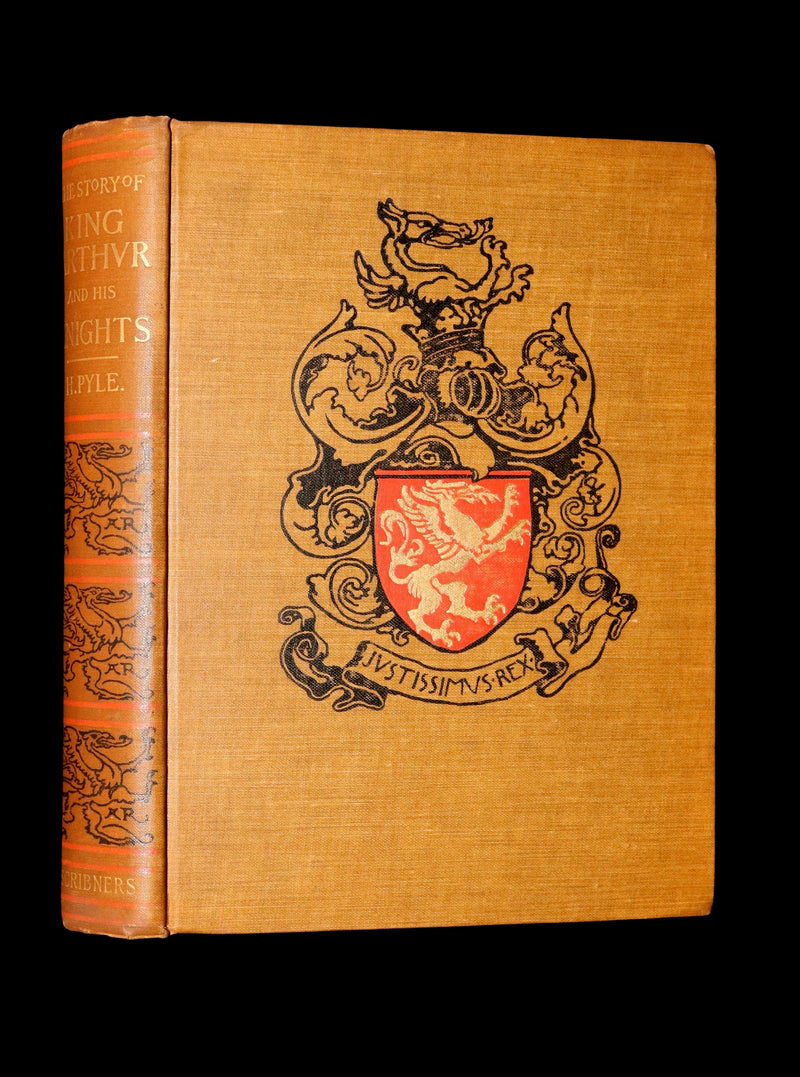 1907 Rare Book - The Story of King Arthur and His Knights illustrated by H. Pyle