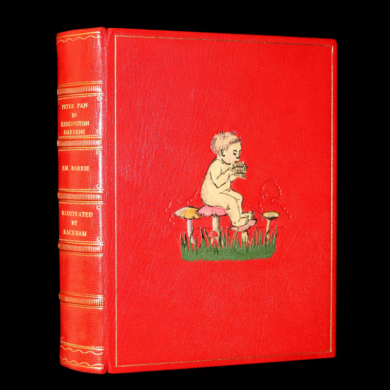 1920 Beautiful Binding - Peter Pan in Kensington Gardens Illustrated by Rackham