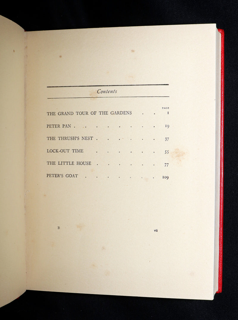 1920 Beautiful Binding - Peter Pan in Kensington Gardens Illustrated by Rackham