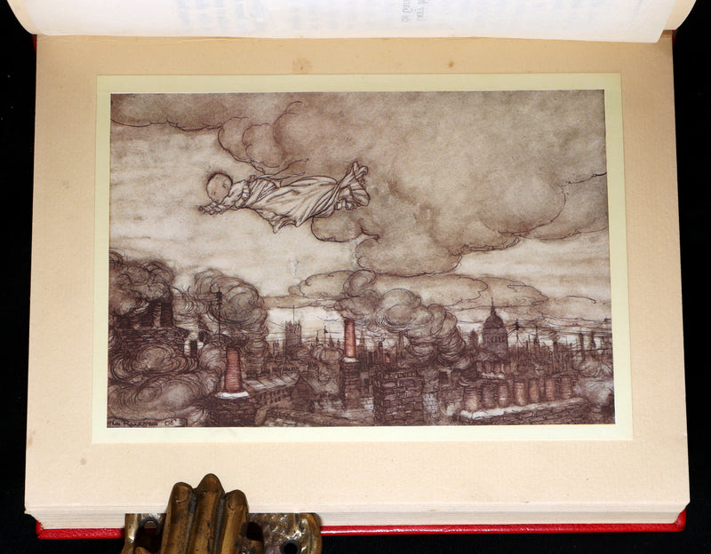 1920 Beautiful Binding - Peter Pan in Kensington Gardens Illustrated by Rackham