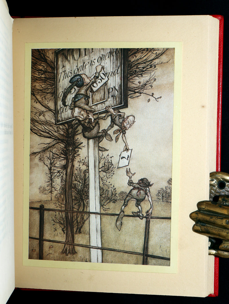 1920 Beautiful Binding - Peter Pan in Kensington Gardens Illustrated by Rackham