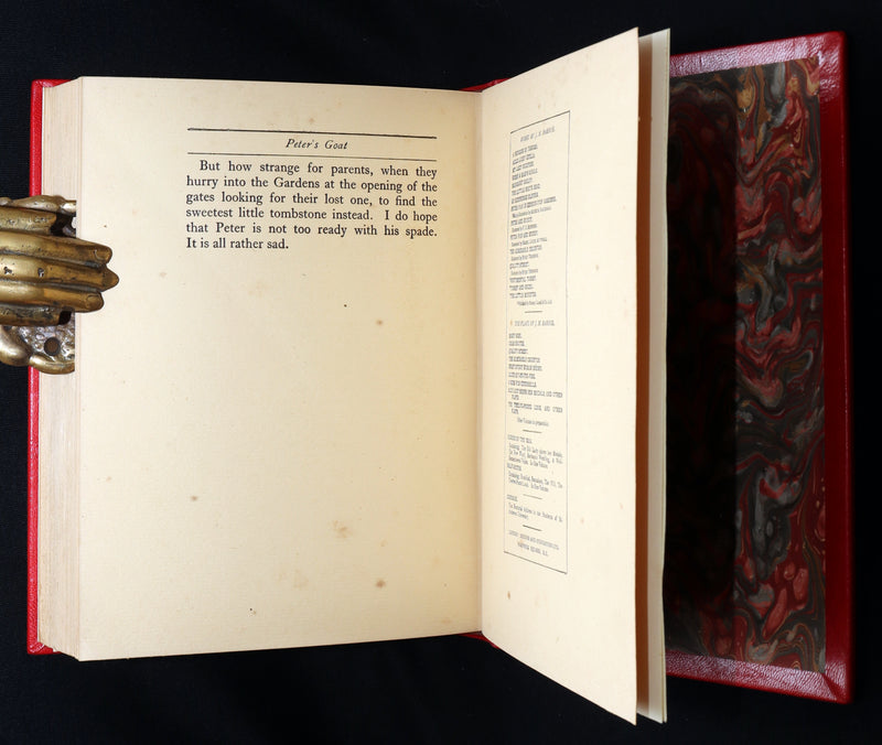 1920 Beautiful Binding - Peter Pan in Kensington Gardens Illustrated by Rackham