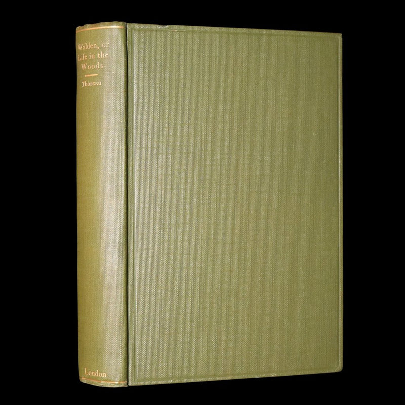 1886 Rare Victorian Book - Walden, or Life in the Woods by Henry David Thoreau