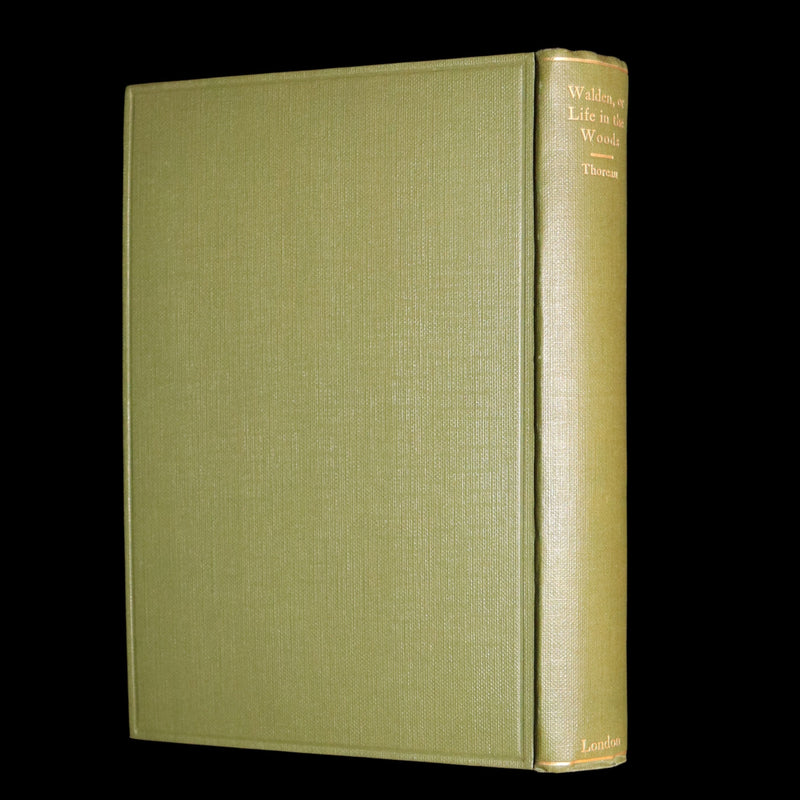 1886 Rare Victorian Book - Walden, or Life in the Woods by Henry David Thoreau