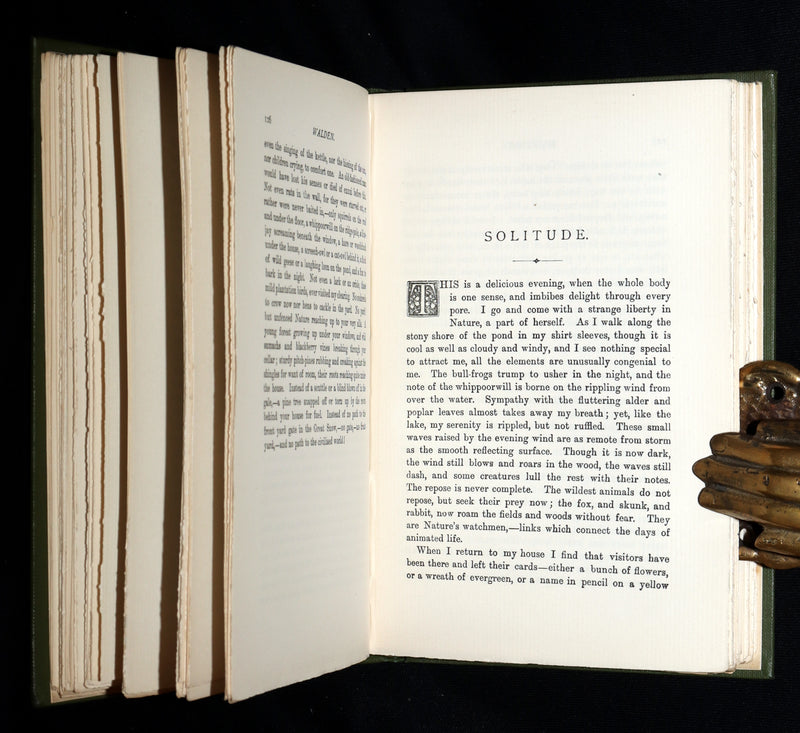 1886 Rare Victorian Book - Walden, or Life in the Woods by Henry David Thoreau