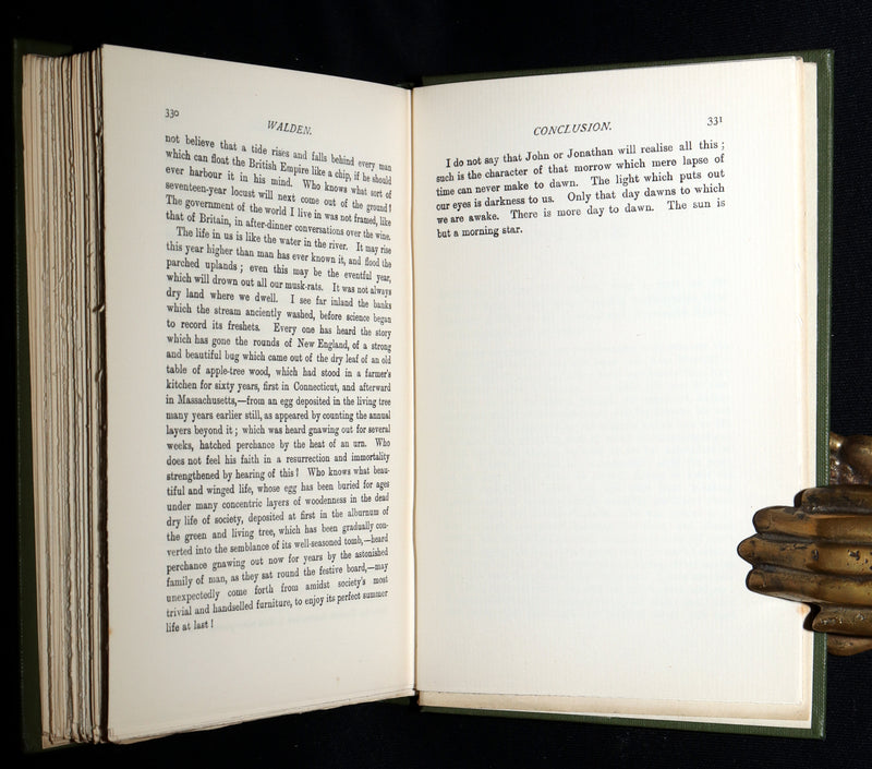 1886 Rare Victorian Book - Walden, or Life in the Woods by Henry David Thoreau