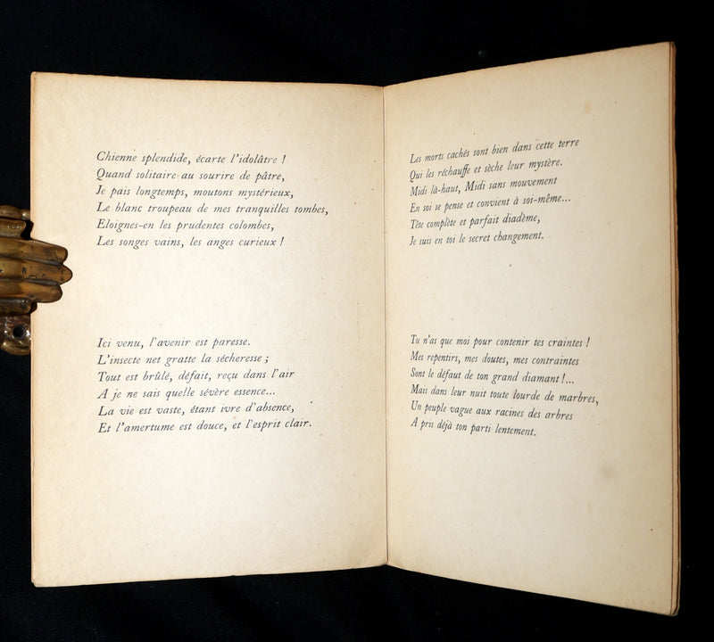 1920 Rare French Limited First Edition - Le Cimetiere Marin by Paul Valery