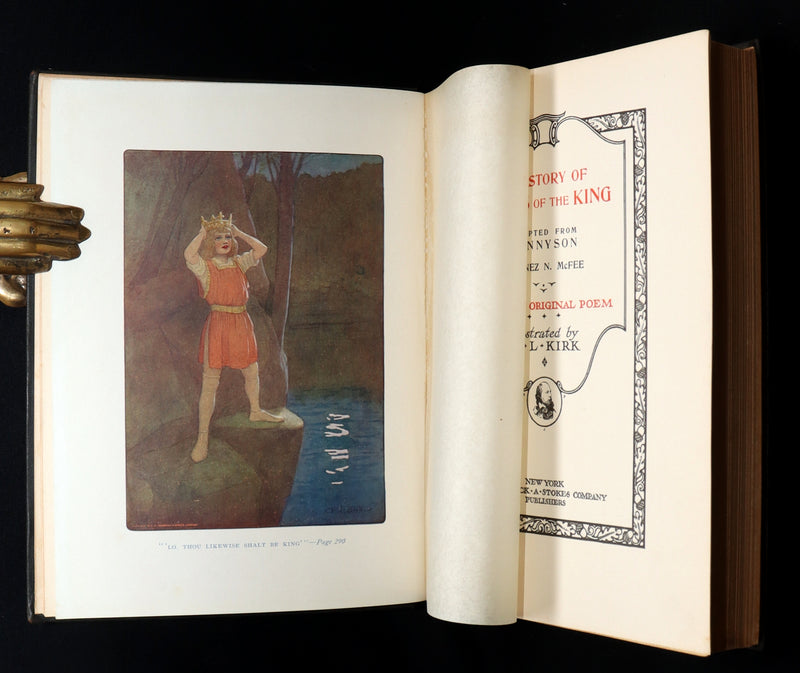 1912 First Edition by Maria L. Kirk - Legend of King Arthur, Idylls of the King