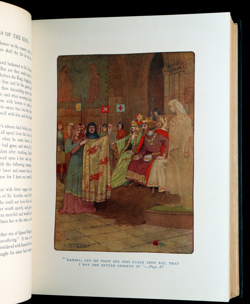 1912 First Edition by Maria L. Kirk - Legend of King Arthur, Idylls of the King