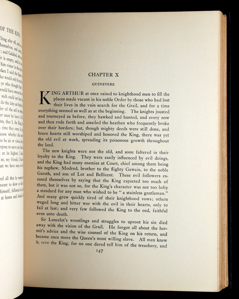 1912 First Edition by Maria L. Kirk - Legend of King Arthur, Idylls of the King