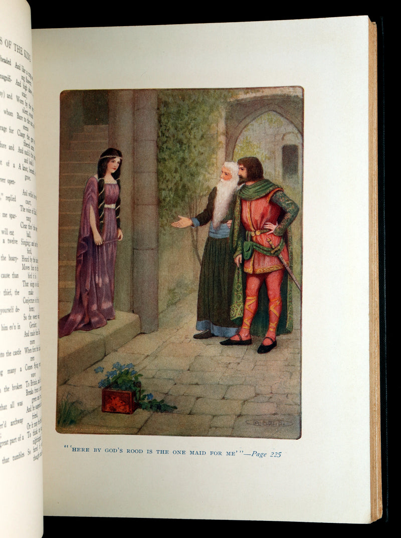 1912 First Edition by Maria L. Kirk - Legend of King Arthur, Idylls of the King