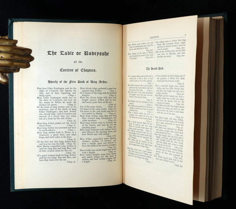 1897 Rare Book - Le Morte Darthur,  King Arthur and of His Noble Knights