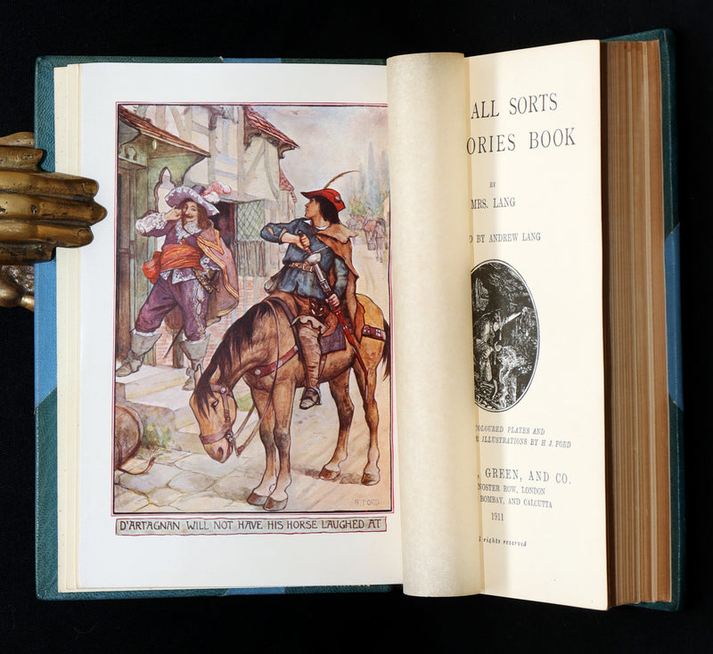 1911 First Edition - The All Sorts of Stories Book by Mrs Lang, illustrated.