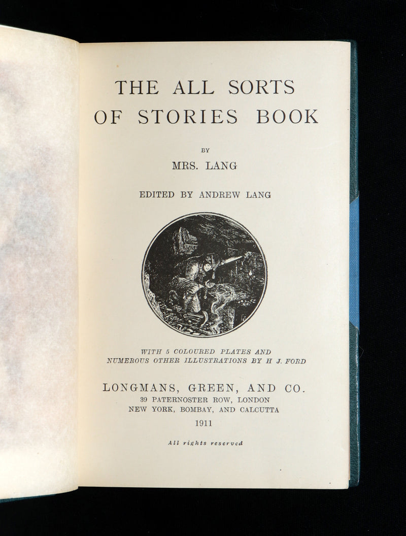 1911 First Edition - The All Sorts of Stories Book by Mrs Lang, illustrated.