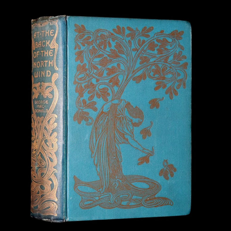 1900 Rare Book - At the Back of the North Wind by George MacDonald illustrated