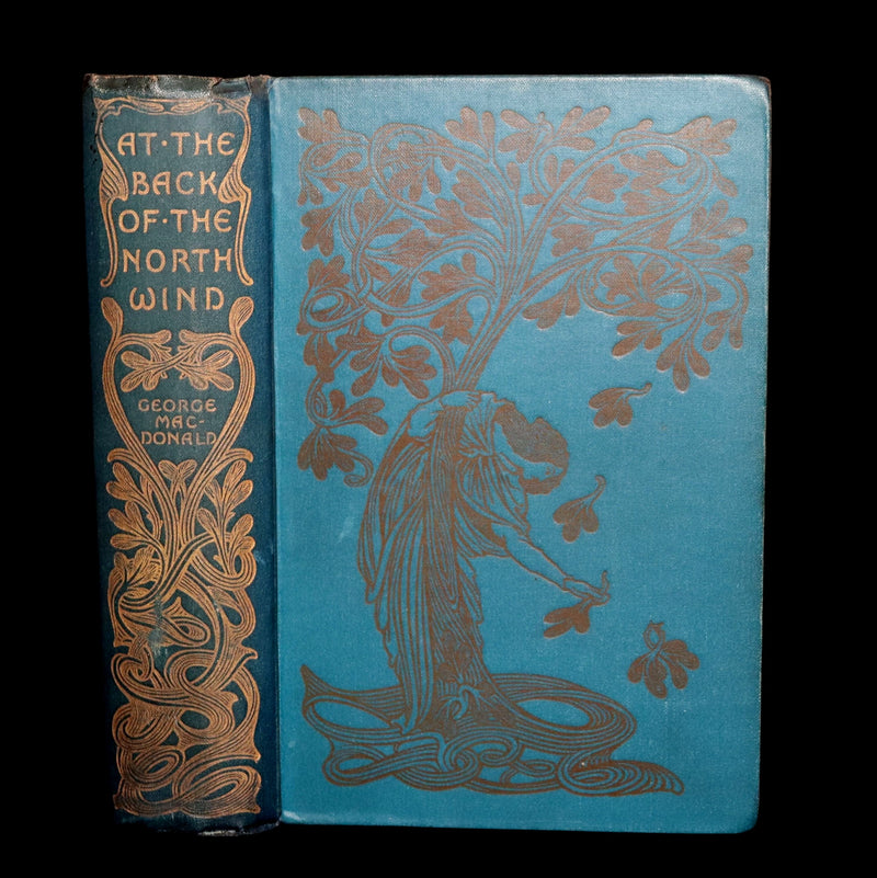 1900 Rare Book - At the Back of the North Wind by George MacDonald illustrated