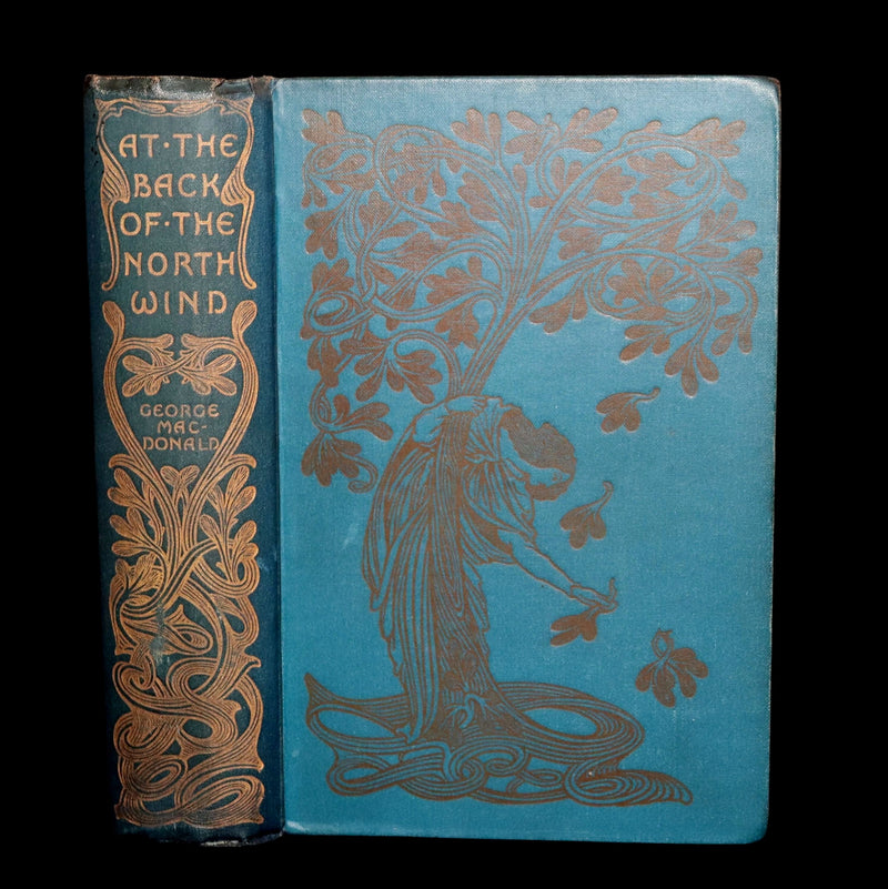 1900 Rare Book - At the Back of the North Wind by George MacDonald illustrated