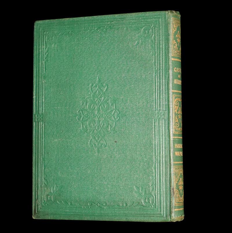 1850 Rare Gothic Book - The Castle of Otranto and The Enchanted Horse by Walpole