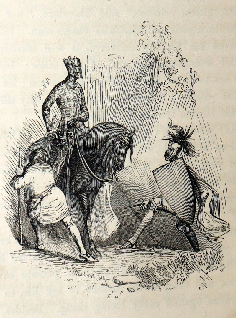 1850 Rare Gothic Book - The Castle of Otranto and The Enchanted Horse by Walpole