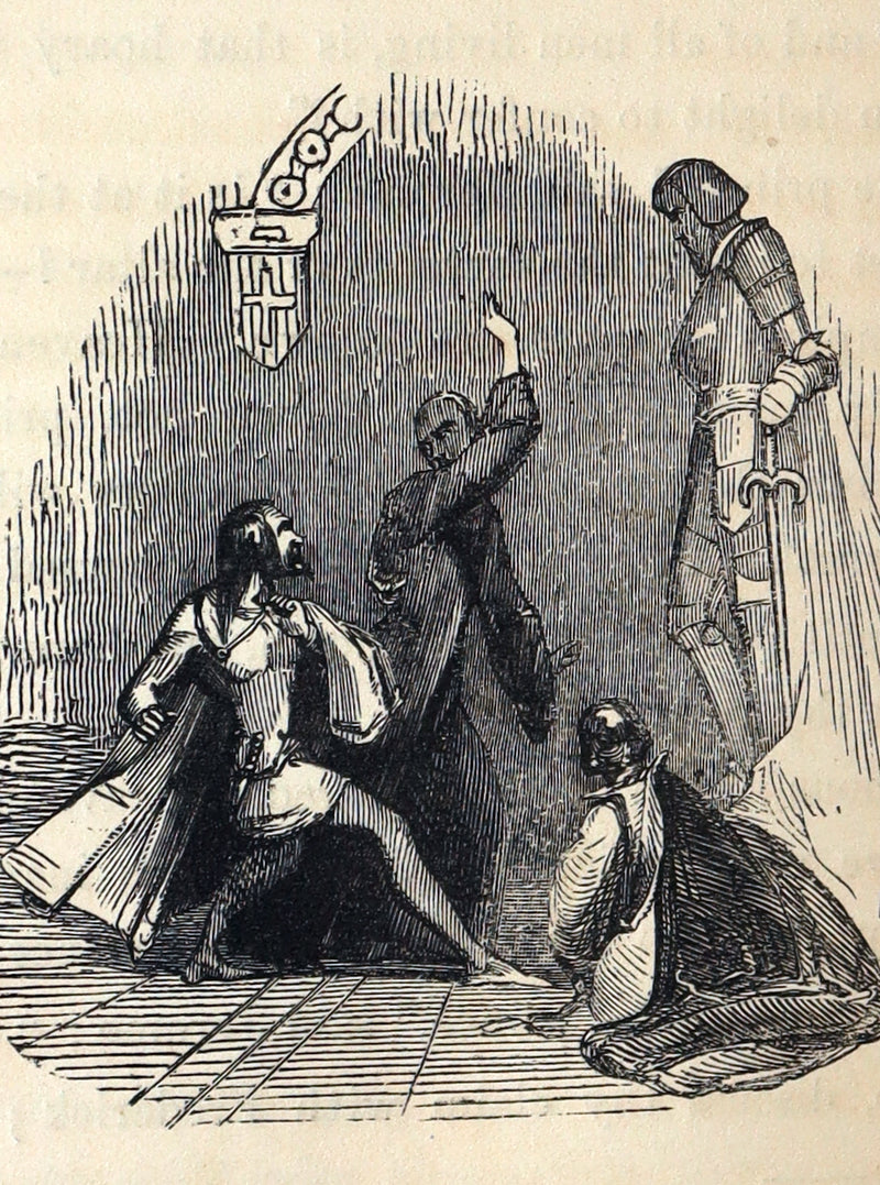 1850 Rare Gothic Book - The Castle of Otranto and The Enchanted Horse by Walpole