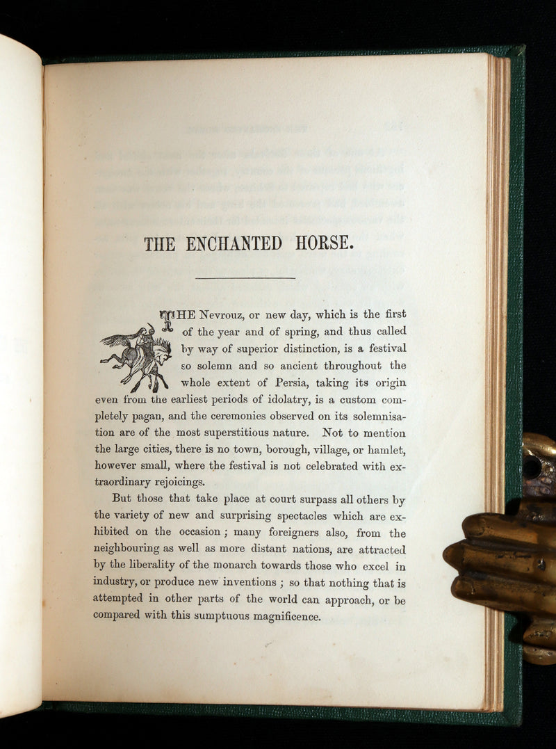 1850 Rare Gothic Book - The Castle of Otranto and The Enchanted Horse by Walpole