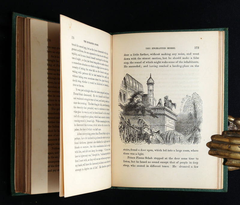 1850 Rare Gothic Book - The Castle of Otranto and The Enchanted Horse by Walpole