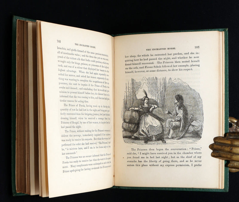 1850 Rare Gothic Book - The Castle of Otranto and The Enchanted Horse by Walpole