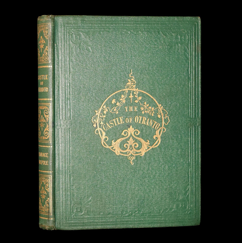1850 Rare Gothic Book - The Castle of Otranto and The Enchanted Horse by Walpole