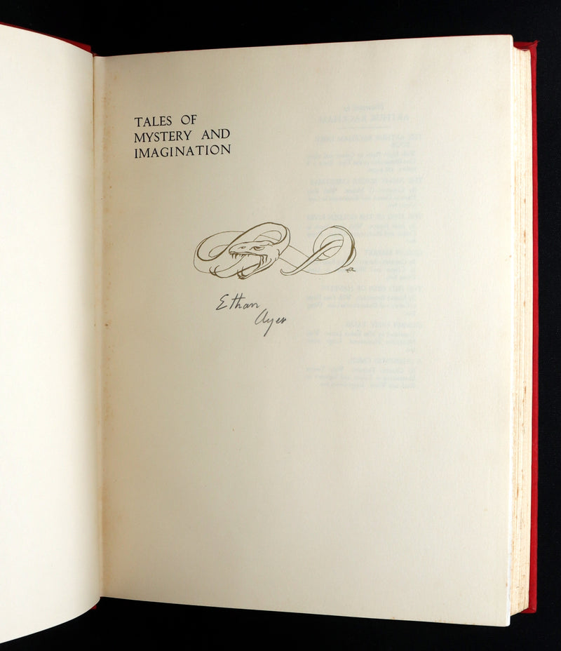 1935 First US Edition - Edgar Allan Poe Tales of Mystery, illustrated by Rackham