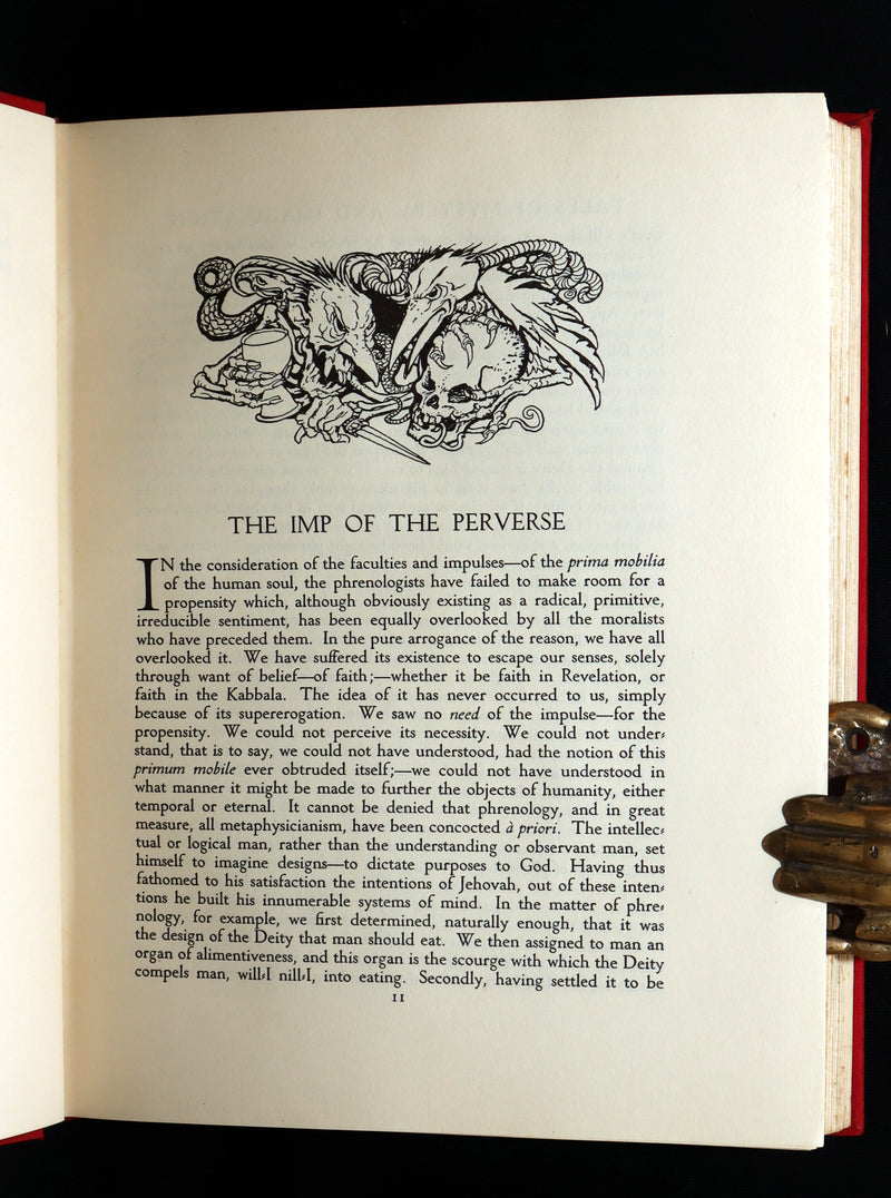 1935 First US Edition - Edgar Allan Poe Tales of Mystery, illustrated by Rackham