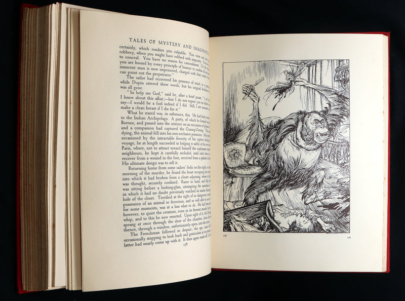 1935 First US Edition - Edgar Allan Poe Tales of Mystery, illustrated by Rackham